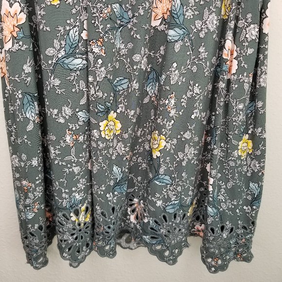 LOFT Boho Floral Tank Top Blouse S - Picture 3 of 11